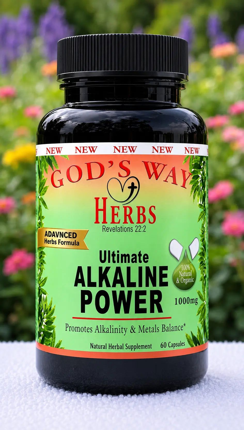 Alkaline Detox Supplement God's Way Herbs