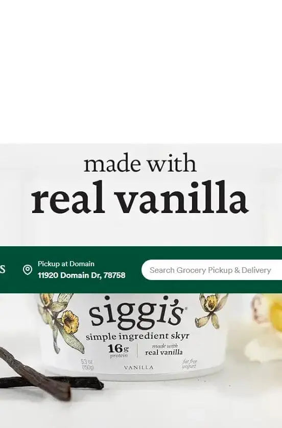 Siggi's Vanilla Yogurt God's Way Herbs