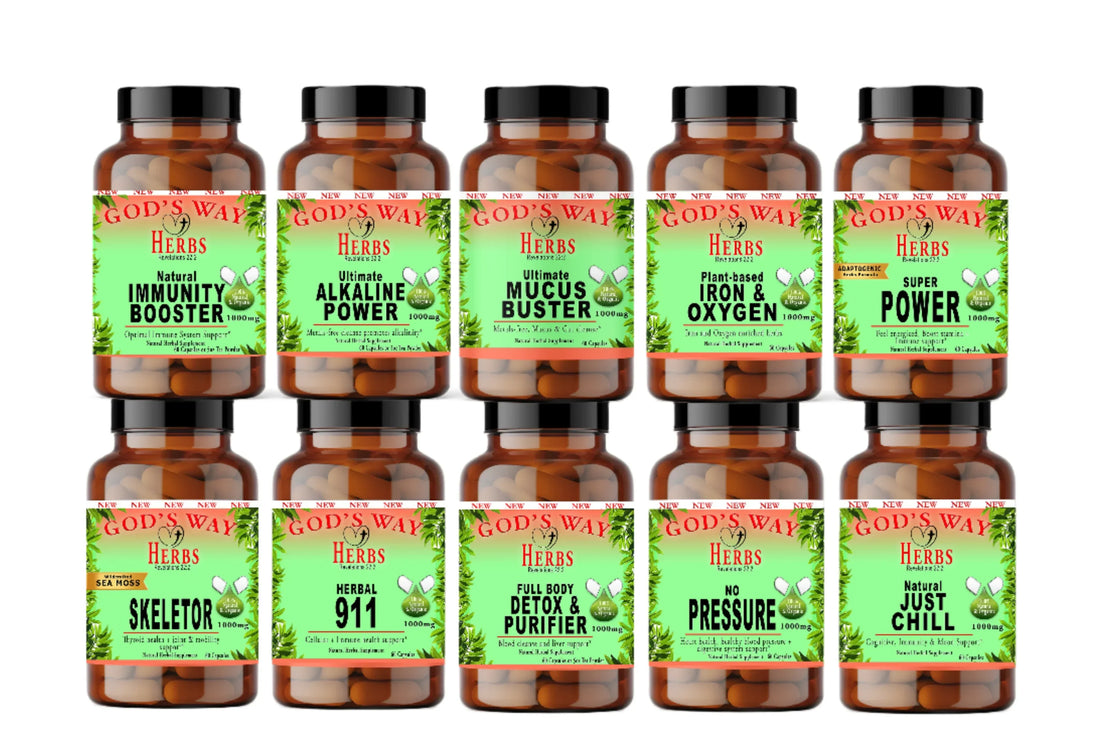 🌿 Herbal Supplements for Anything at God's Way Herbs