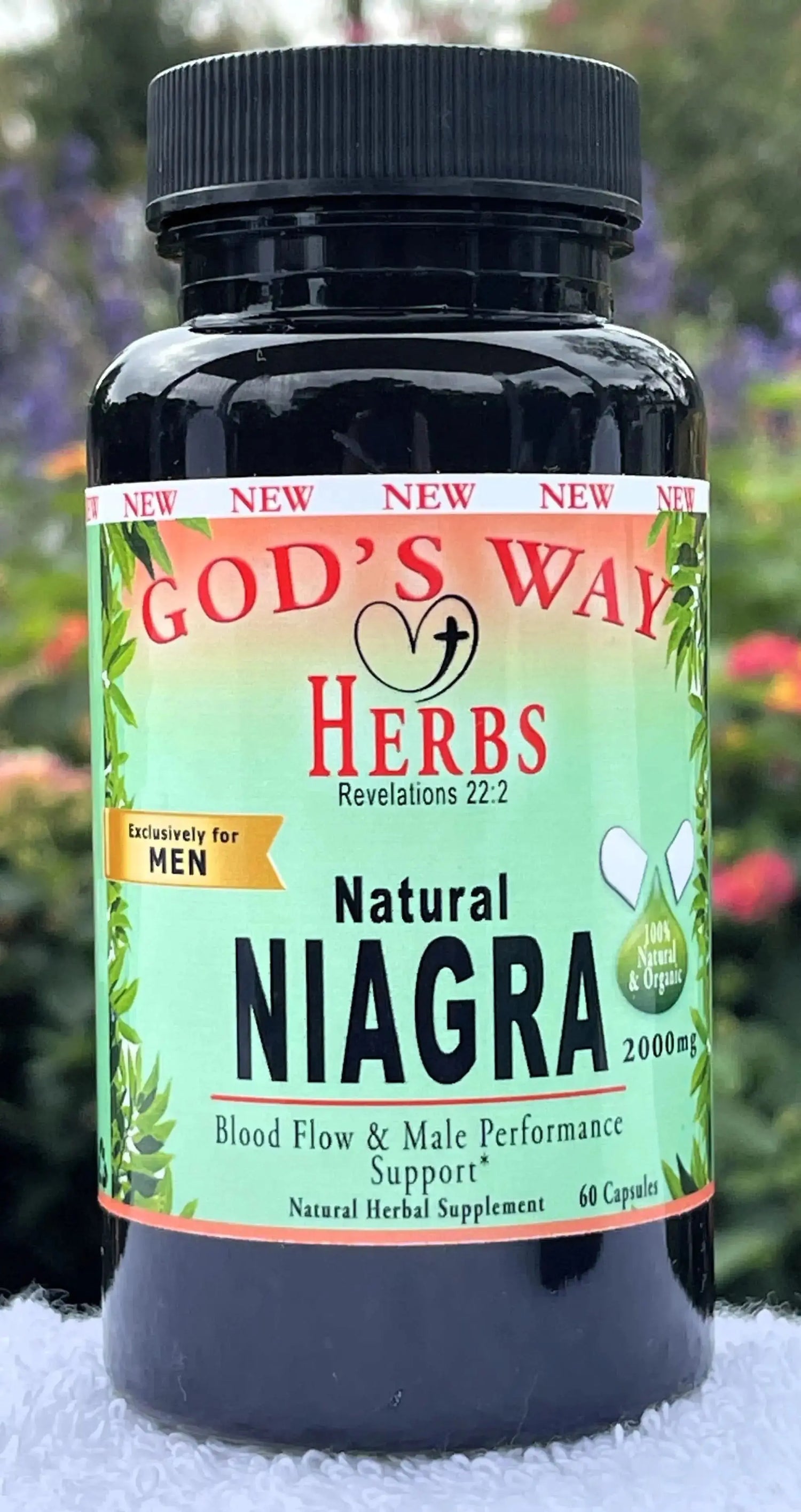Male Vitality and Performance Herbal Supplement