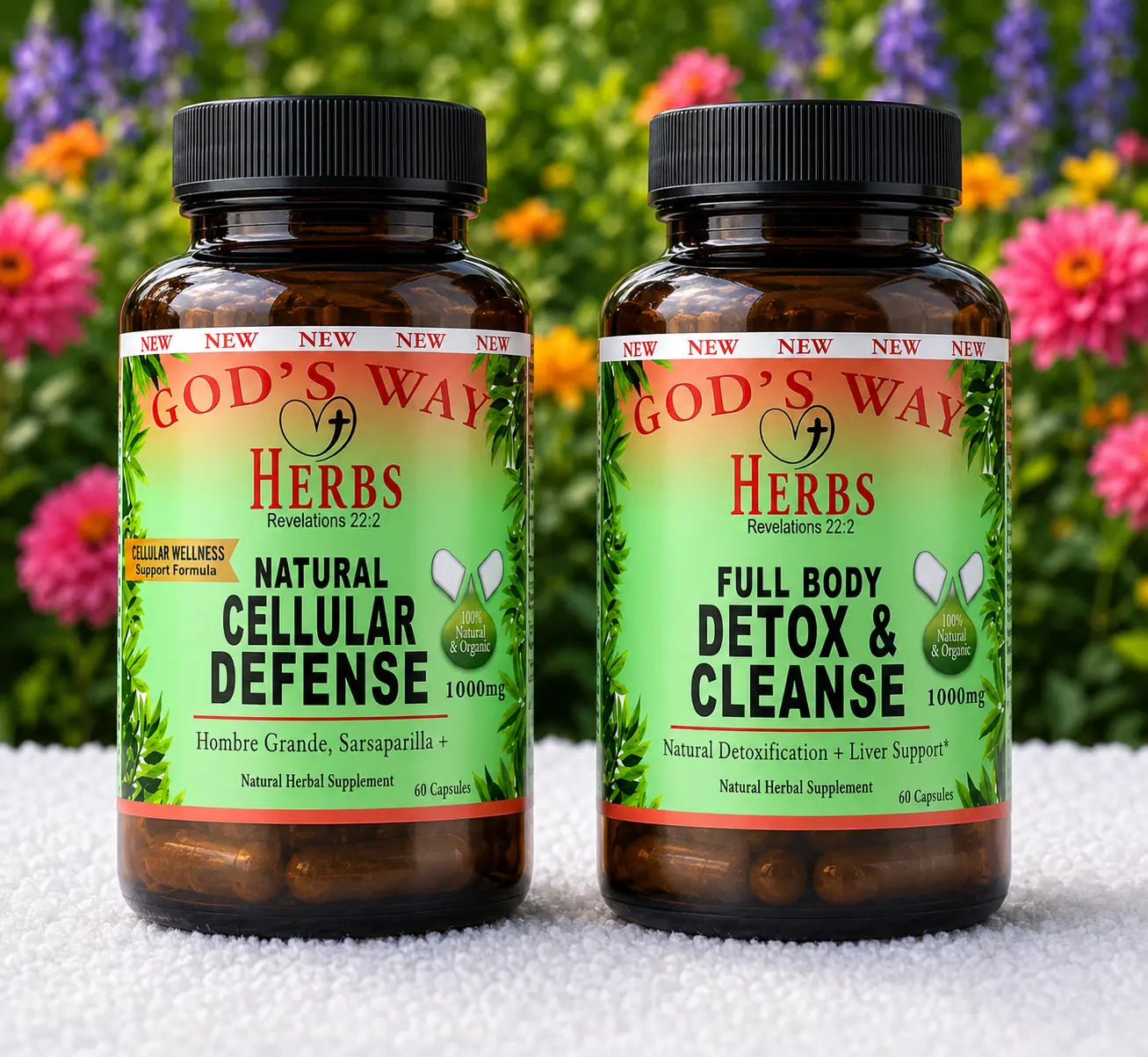 Heart Health Herbal Supplement Support Package with Detox Support