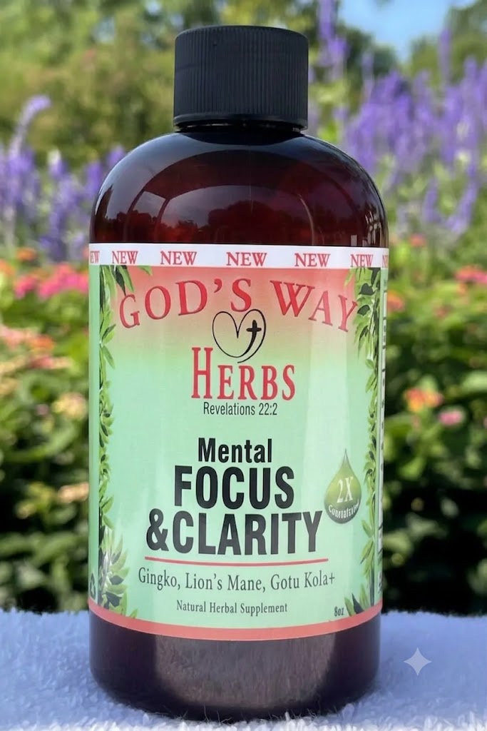  Mental FOCUS &amp; CLARITY Herbal Tonic formula. 