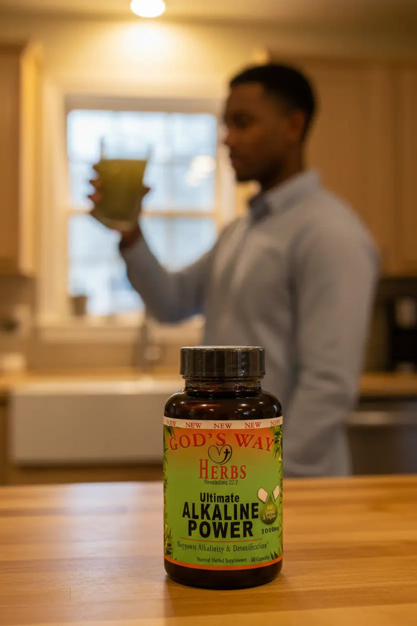 Alkaline detox supplement
