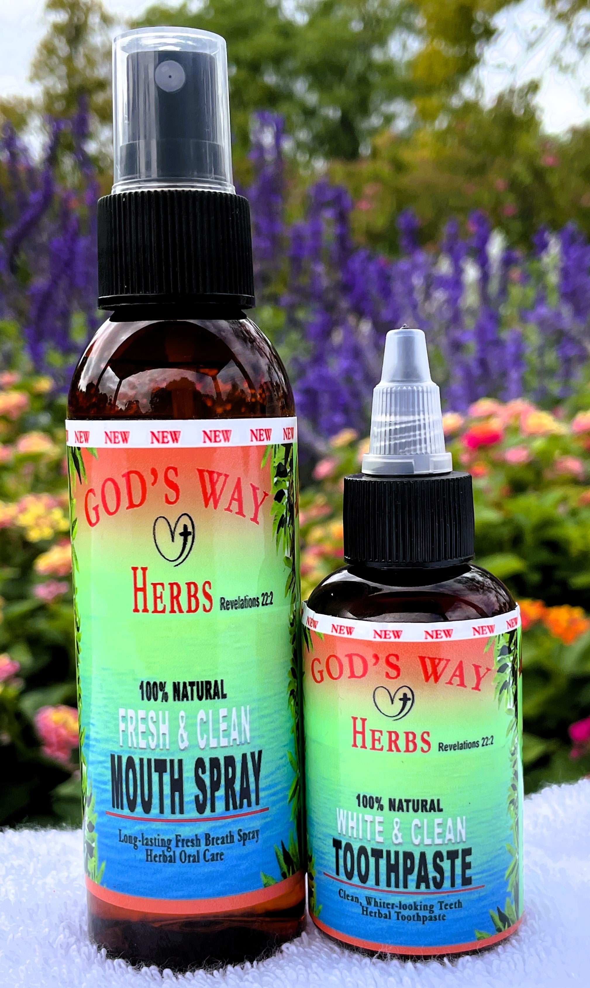 White & Clean Herbal Toothpaste & Mouth Spray (6oz) by God's Way Herbs ...