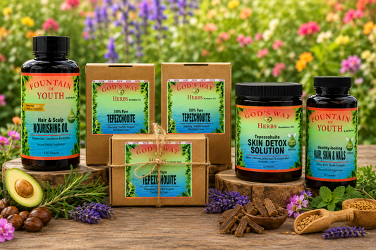 Fountain of Youth Herbal Body Care Package by God's Way Herbs