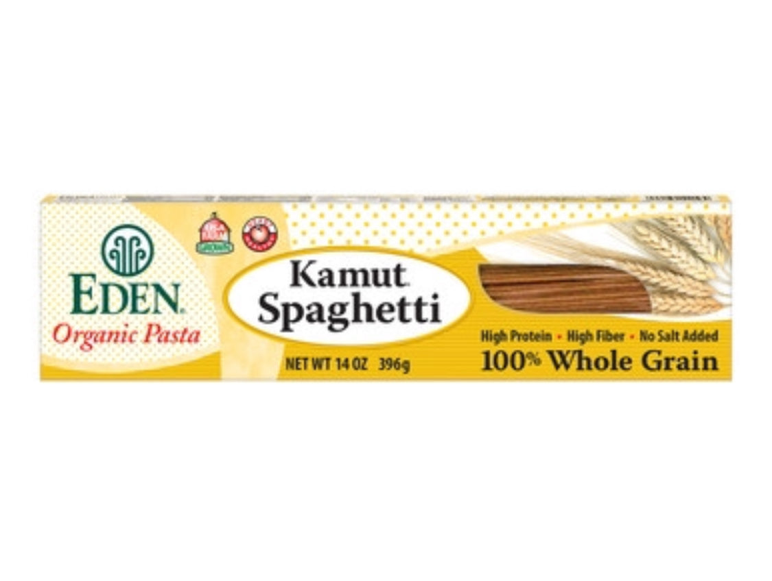 Kamut, pasta, grains, spaghetti, noodles, kamut spaghetti, food, groceries, marketplace 