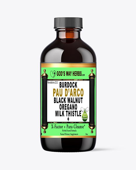 X-Factor 60ct natural herbal supplement formula, viral, X, Factor, godswayherbs.com, pau d'arco, black walnut, hulls, oregano, olive leaf, milk thistle, burdock