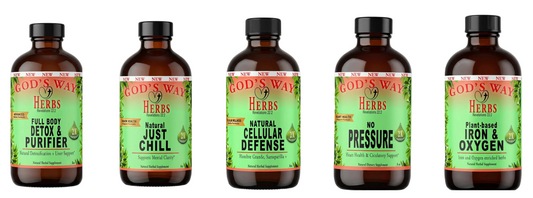 Herbal Tonic Package, Iron and Nutrient Support, brain health support. heart health supoort, full body cleanse support, cellular wellness support