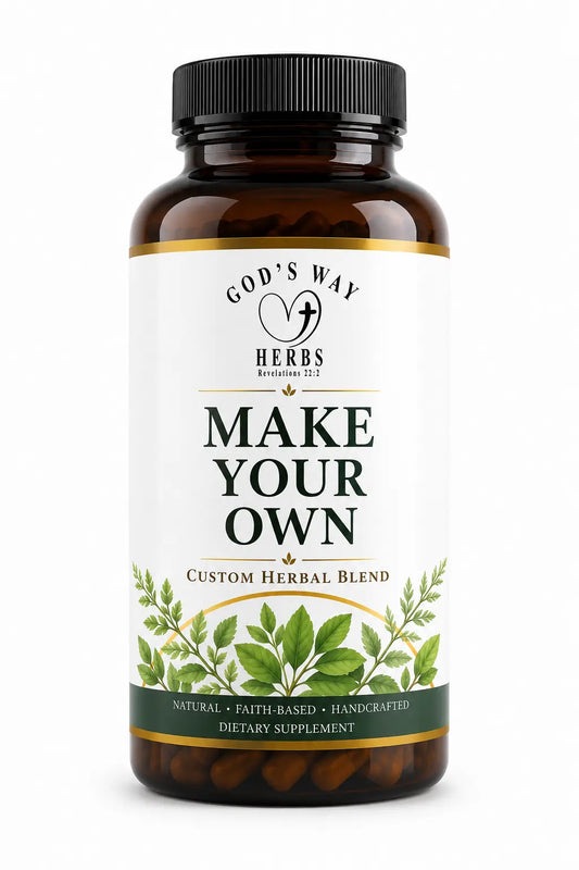 Make Your Own Custom Herbal Supplement formula by God's Way Herbs