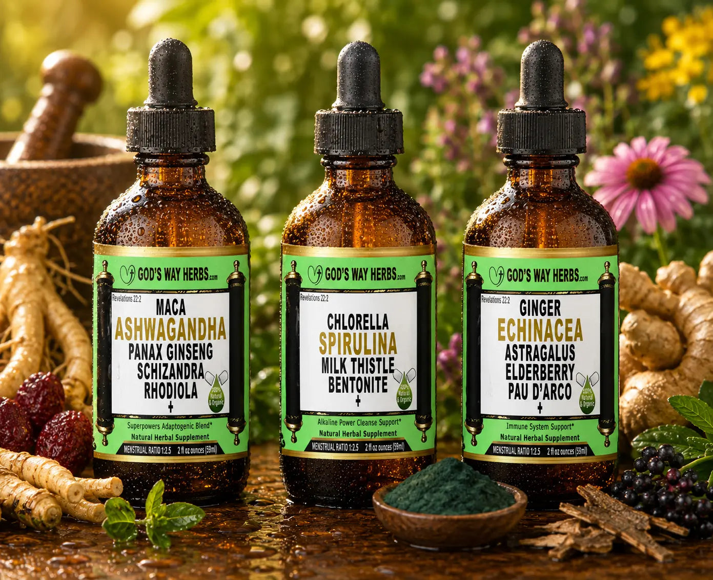 I Love Herbal Tinctures 3 Pack