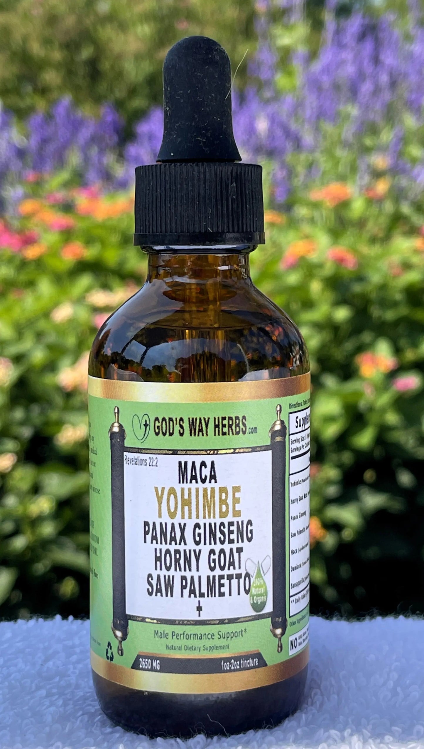 Man Power (Male Vitality Support Supplement) God's Way Herbs