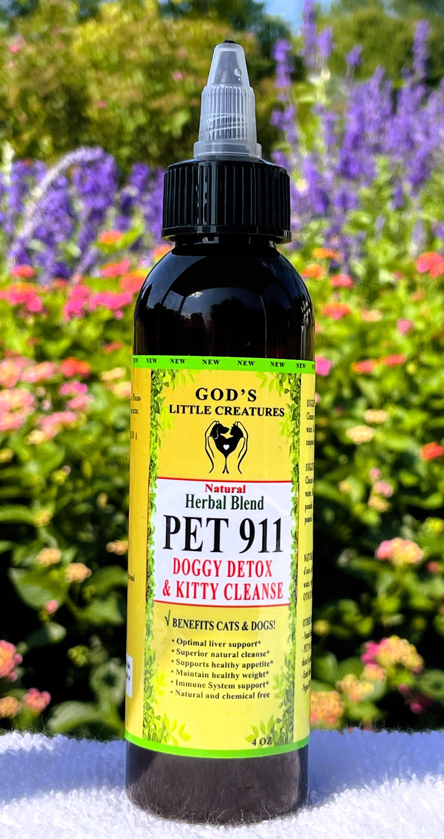 PET 911 Doggy Detox & Kitty Cleanse (4oz)