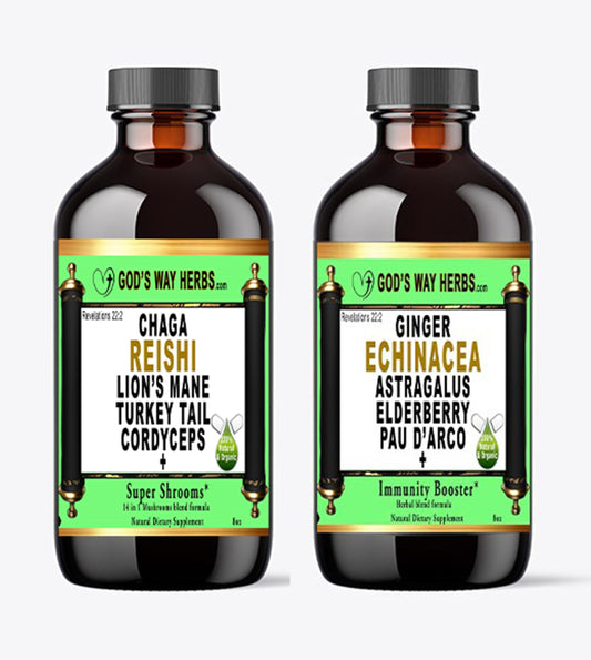 Dr. Sebi Power Tonic Duo (8oz each), Naturall Supplement