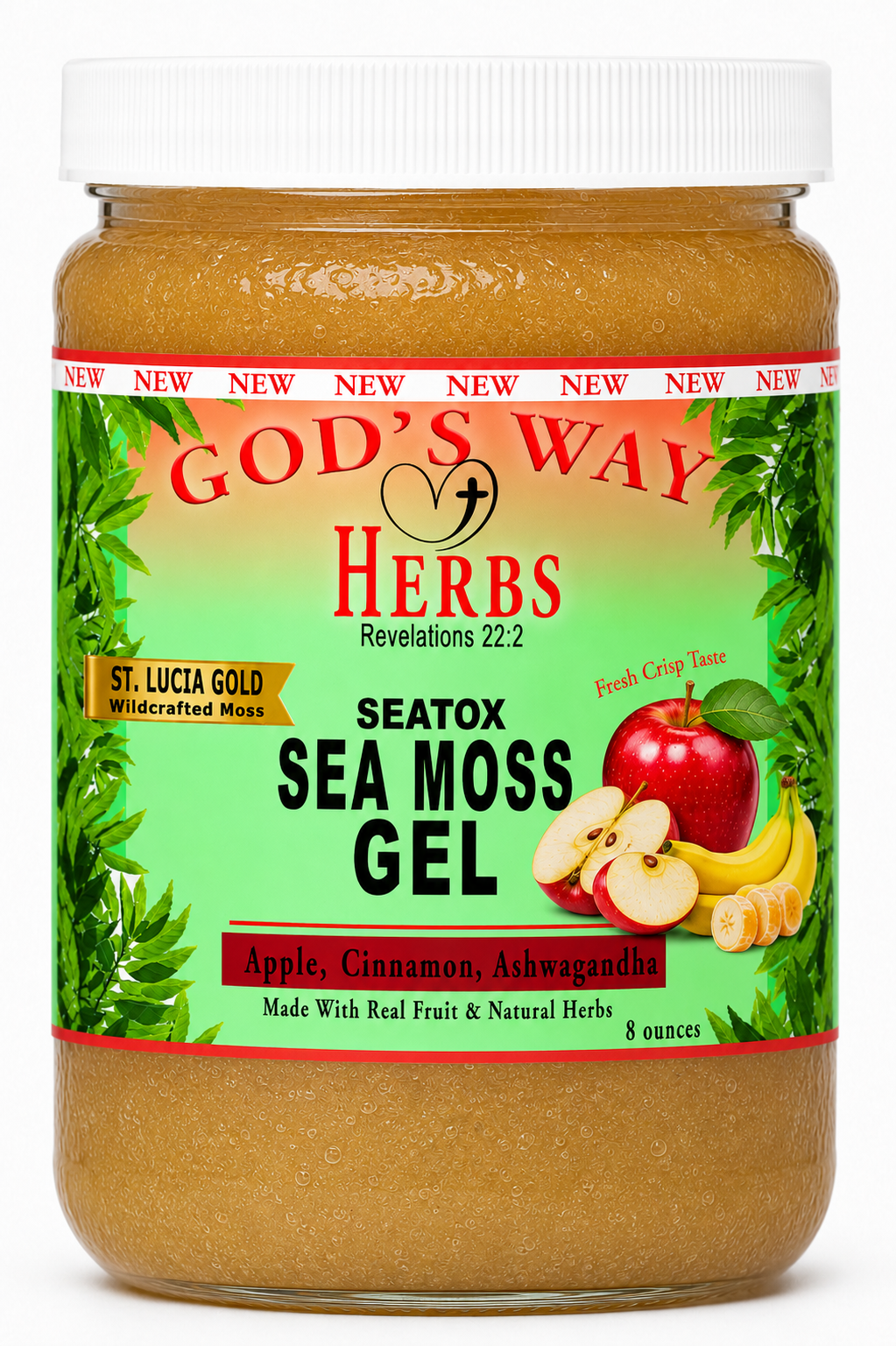 St. Lucia Gold Sea Moss Gel