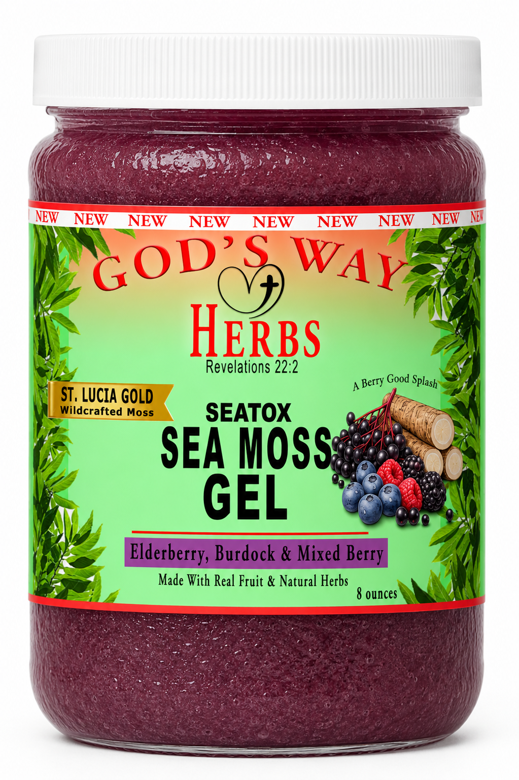 St. Lucia Gold Sea Moss Gel