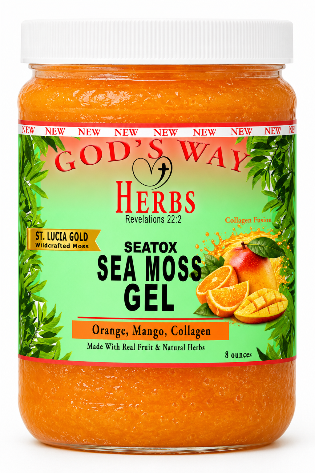 St. Lucia Gold Sea Moss Gel