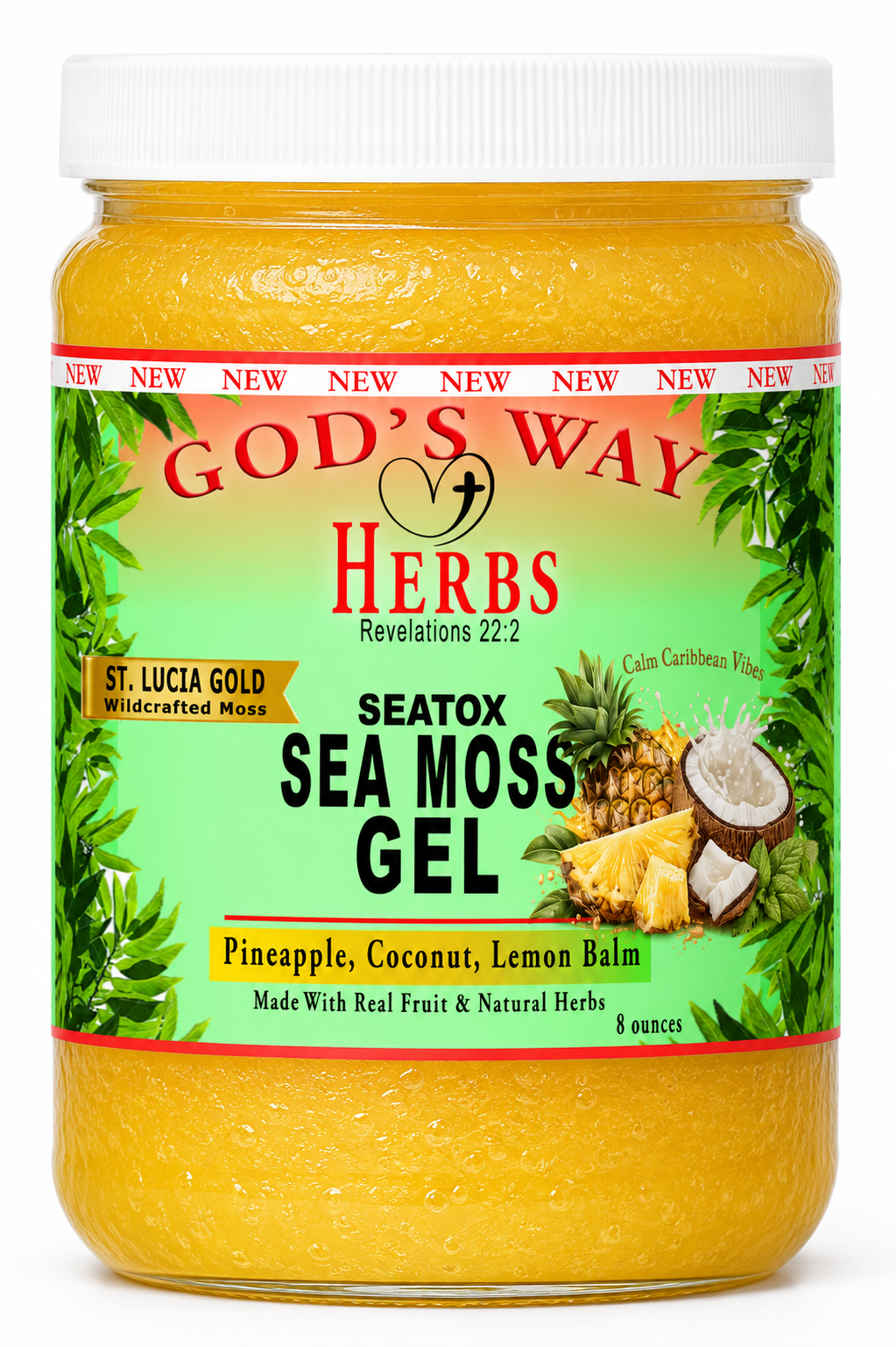St. Lucia Gold Sea Moss Gel