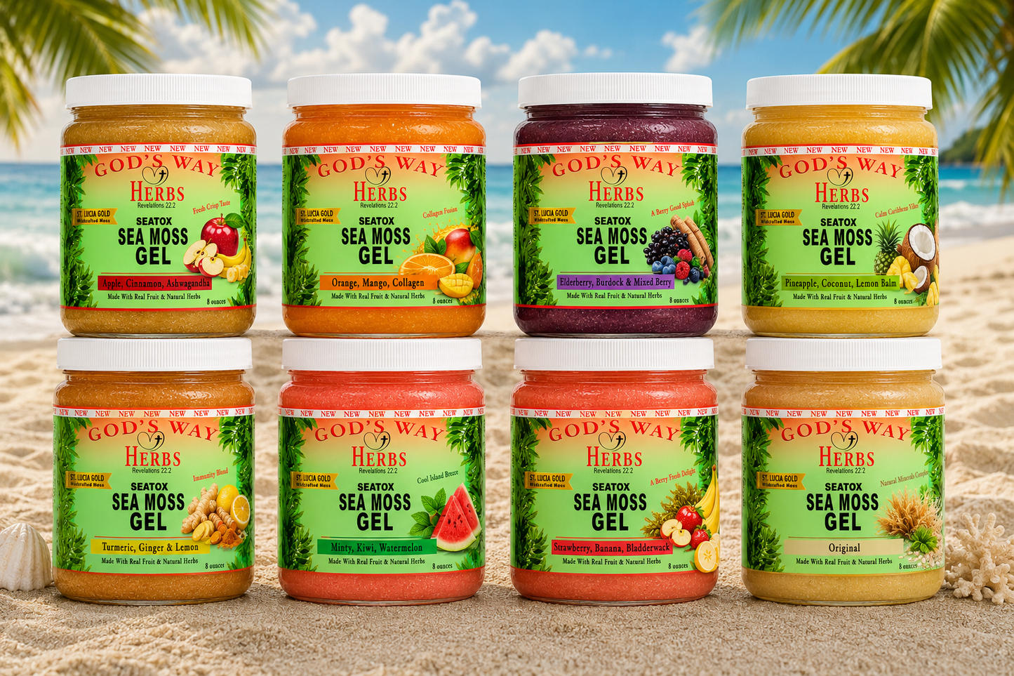 St. Lucia Gold Sea Moss Gel