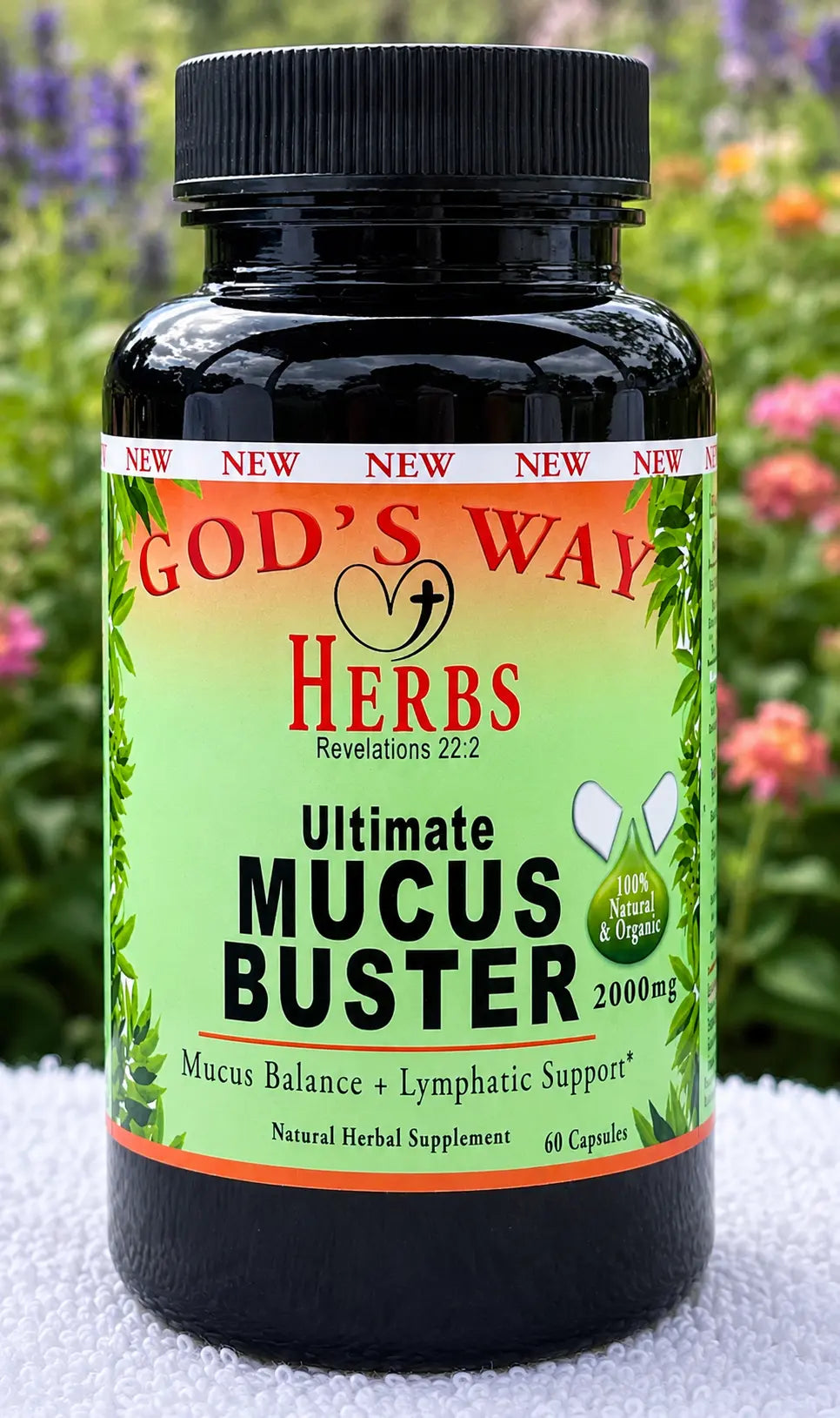 Ulimate Mucus Buster Mucus Balance Support Supplement 60ct