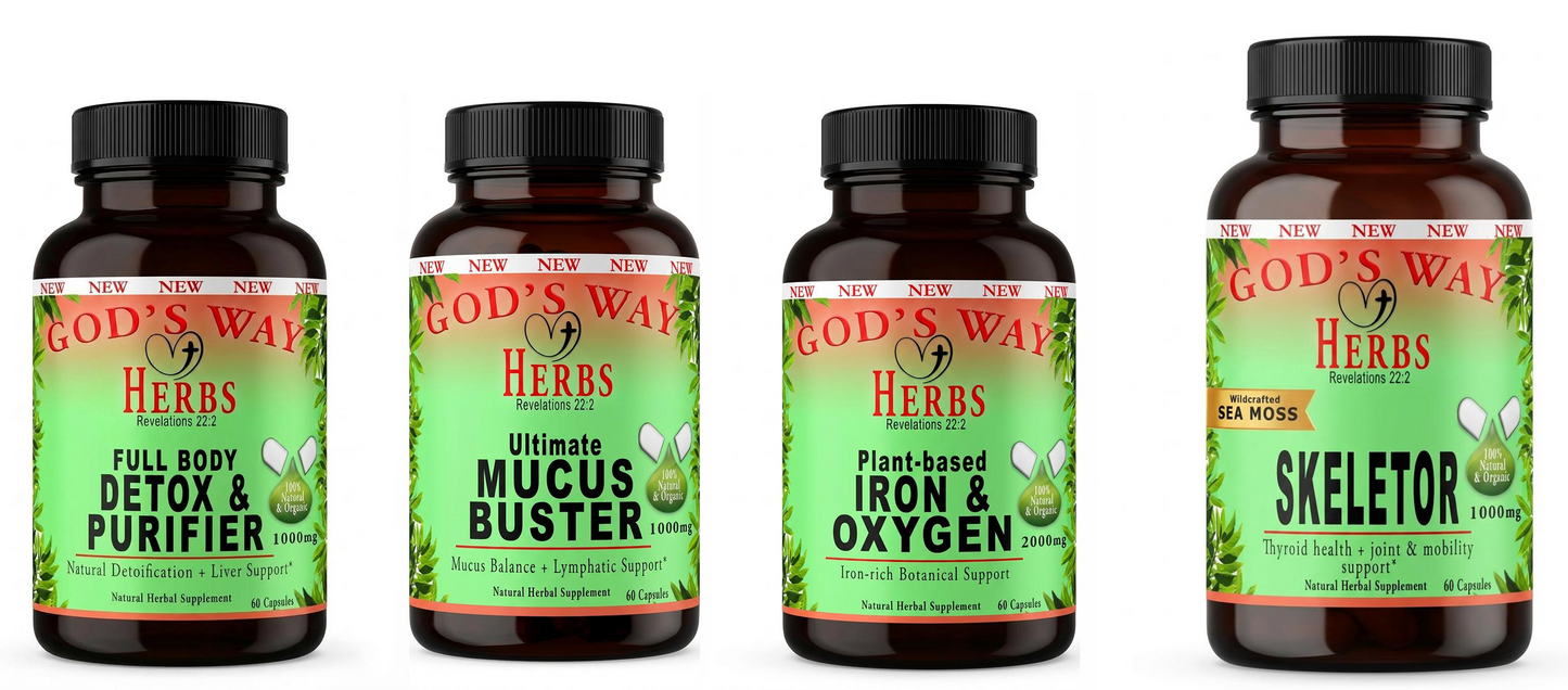 Paquete de ayuno de agua de God's Way Herbs