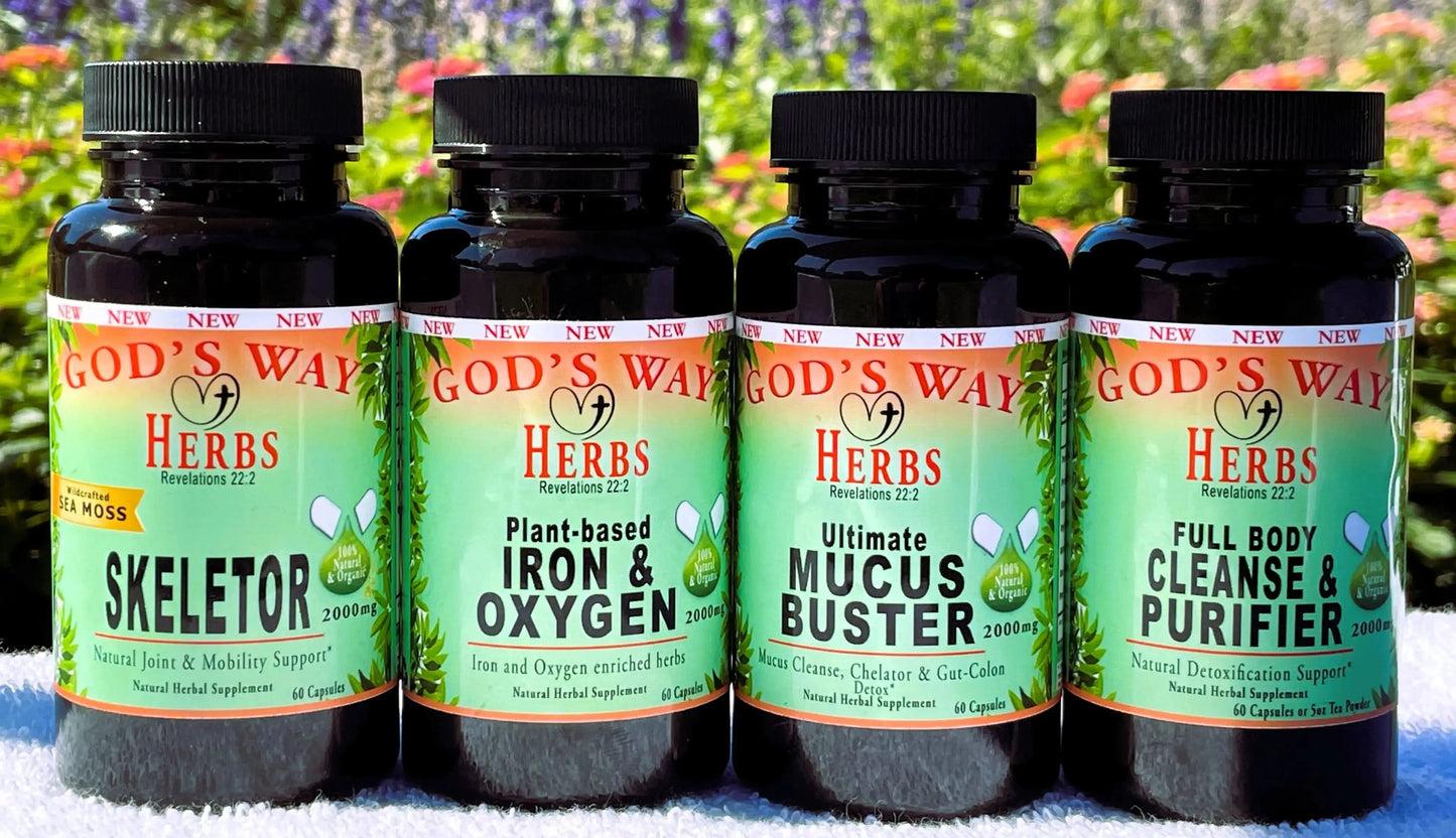Dr. Sebi Water Fasting Package by God's Way Herbs God's Way Herbs