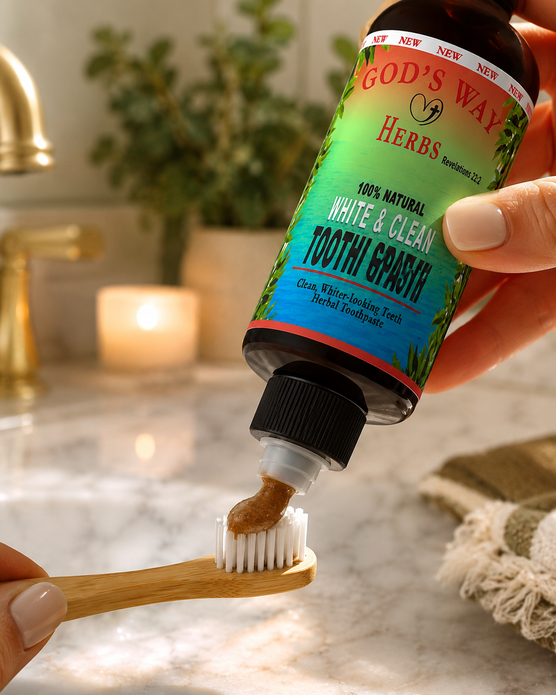 White & Clean Zahnpasta + Fresh & Clean Mundspray (Pflanzliches Mundpflegepaket)